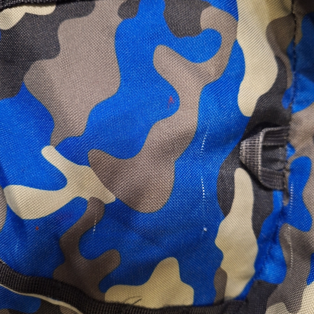 Lands End Classmate Medium Backpack & lunchbox Vibrant Sapphire Camo - Picture 15 of 15